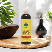 Shampoing au Savon Noir Africain et aux plantes (250ml)