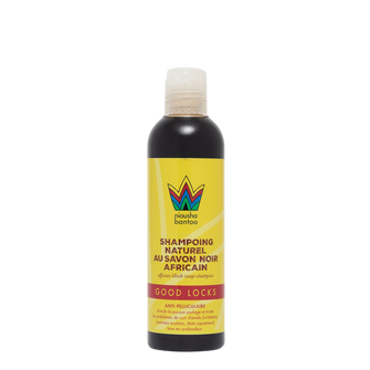 Shampoing au Savon Noir Africain et aux plantes (250ml)
