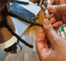 Formation individuelle à domicile «apprendre à créer des Locks avec le crochet broderie»